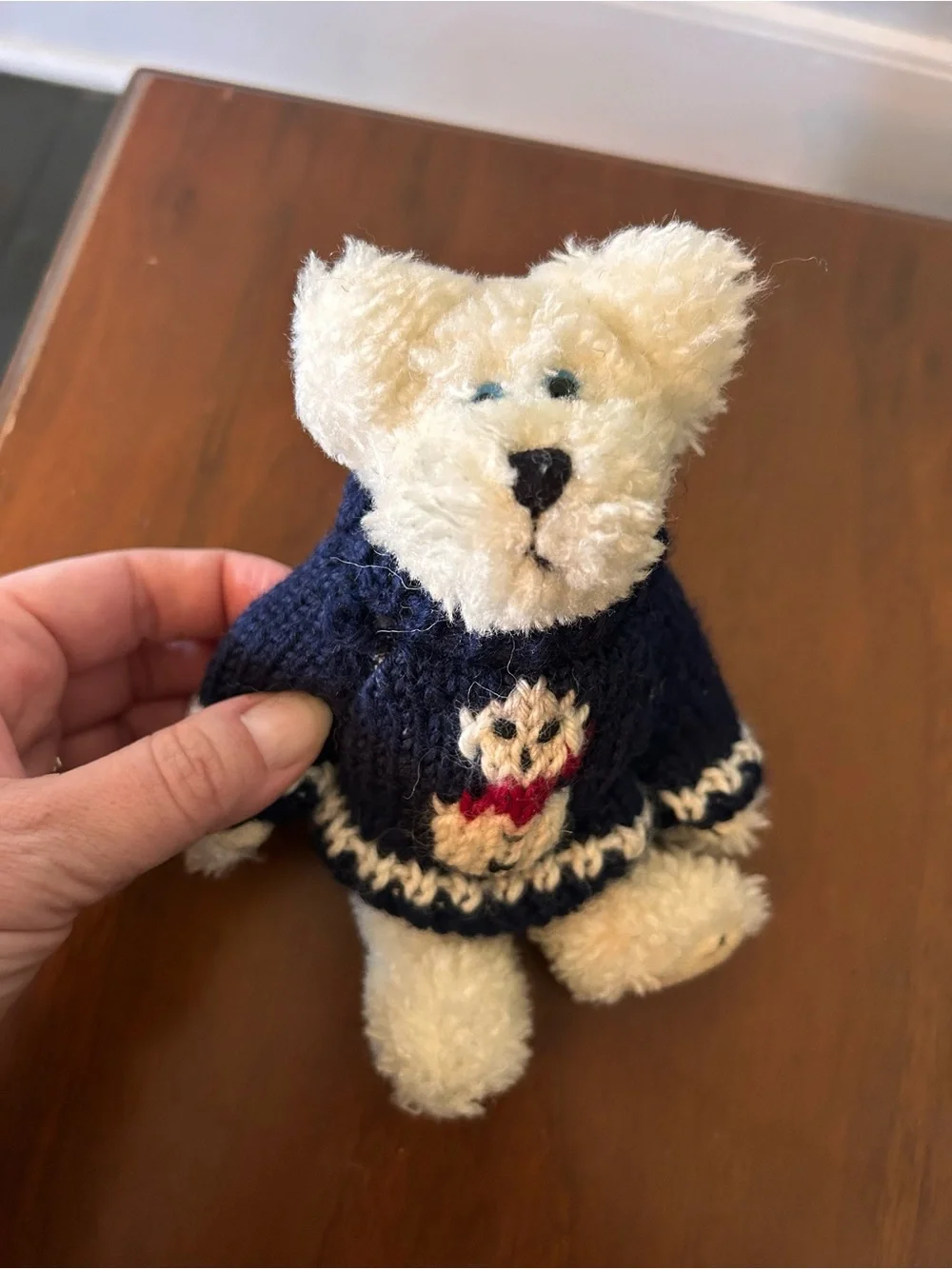 Boyds‎ Bear Freezy T. Frostman In Snowman Sweater 6